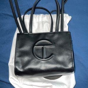 Black telfar Mini bag